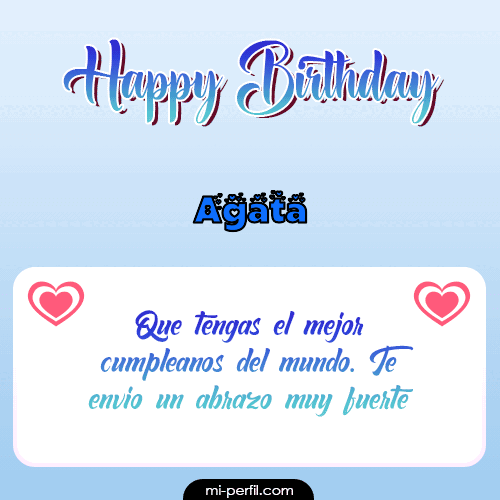 Happy Birthday II Agata