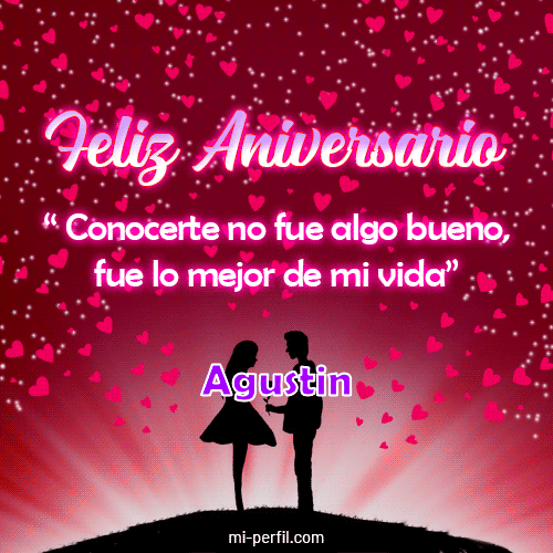 Feliz Aniversario 3 Agustin