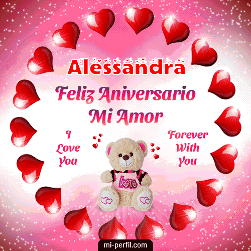 Feliz Aniversario Mi Amor 2 Alessandra