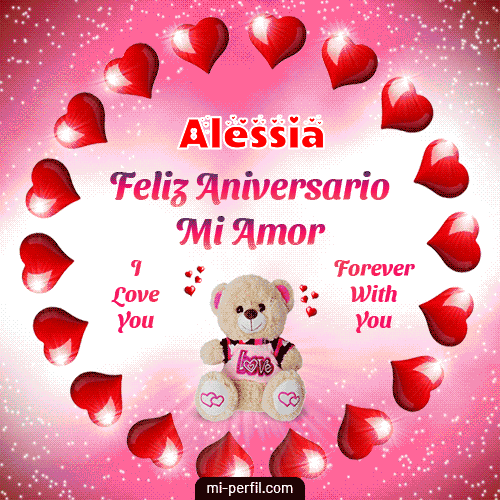 Feliz Aniversario Mi Amor 2 Alessia