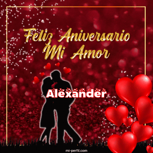 Feliz Aniversario Alexander