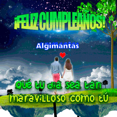Gif de cumpleaños Algimantas