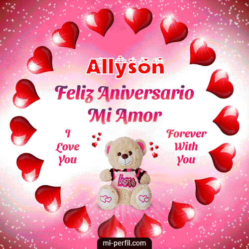 Feliz Aniversario Mi Amor 2 Allyson