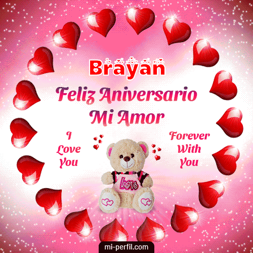 Feliz Aniversario Mi Amor 2 Brayan