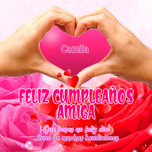 Feliz Cumpleaños Amiga Camila