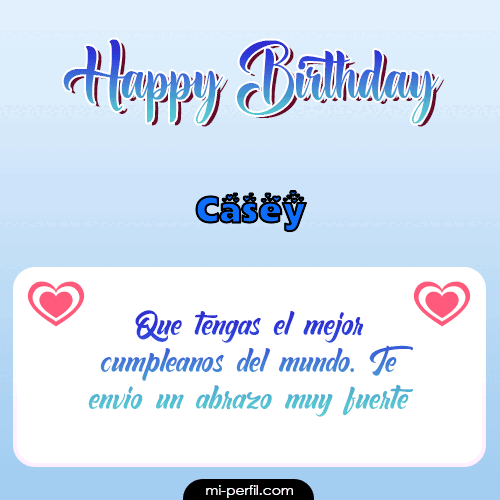Happy Birthday II Casey