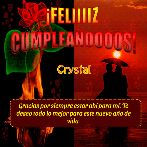 Feliiiiz Cumpleañooooos Crystal