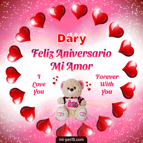 Feliz Aniversario Mi Amor 2 Dary