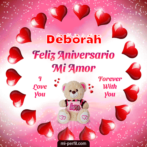 Feliz Aniversario Mi Amor 2 Deborah