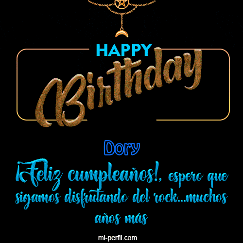 Happy  Birthday To You Dory