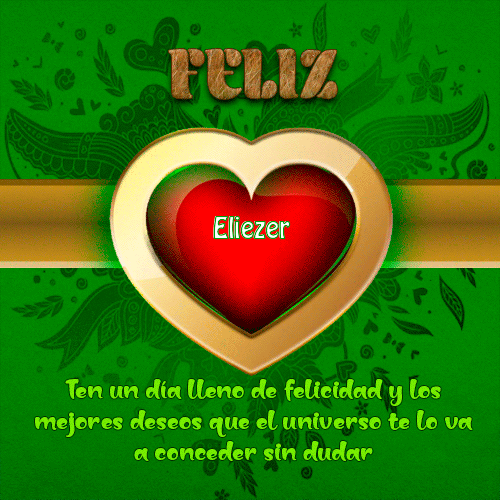 Feliz Cumple Eliezer