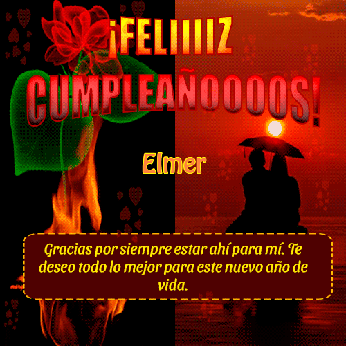 Gif de cumpleaños Elmer