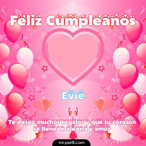 Feliz Cumpleaños II Evie