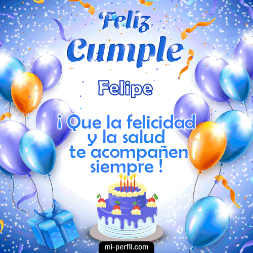 Gif de cumpleaños Felipe