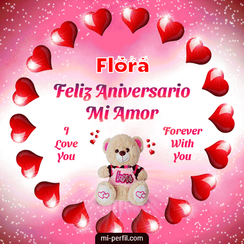 Feliz Aniversario Mi Amor 2 Flora