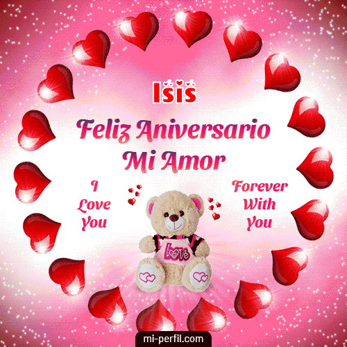 Feliz Aniversario Mi Amor 2 Isis