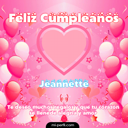 Feliz Cumpleaños II Jeannette