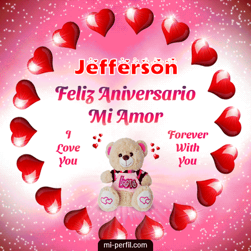 Feliz Aniversario Mi Amor 2 Jefferson