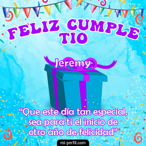Gif de cumpleaños Jeremy