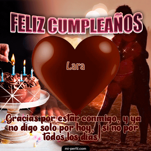 Feliz Cumpleaños IV Lara