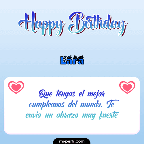 Happy Birthday II Lara