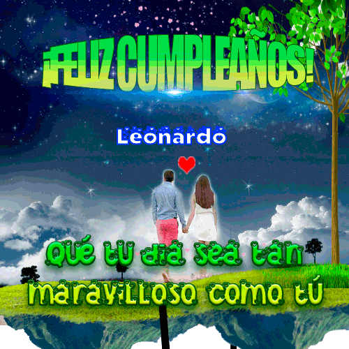 Feliz Cumpleaños Ecológico Leonardo