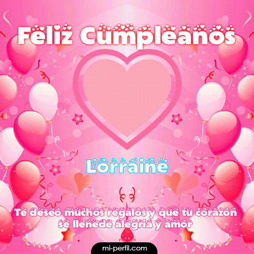 Feliz Cumpleaños II Lorraine