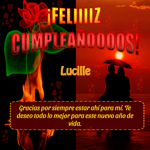 Feliiiiz Cumpleañooooos Lucille