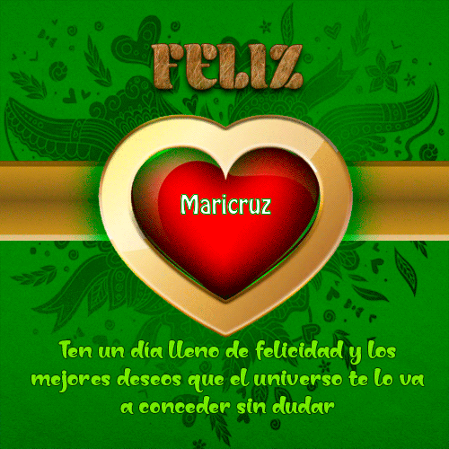 Feliz Cumple Maricruz