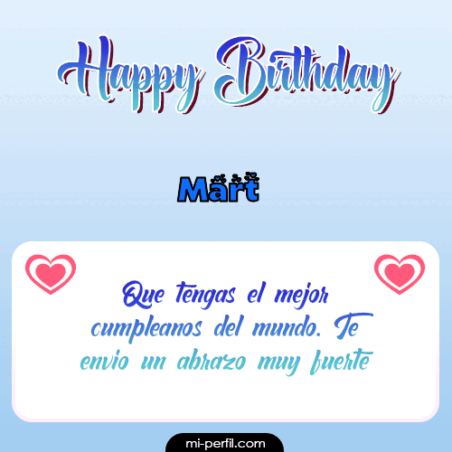 Happy Birthday II Martí