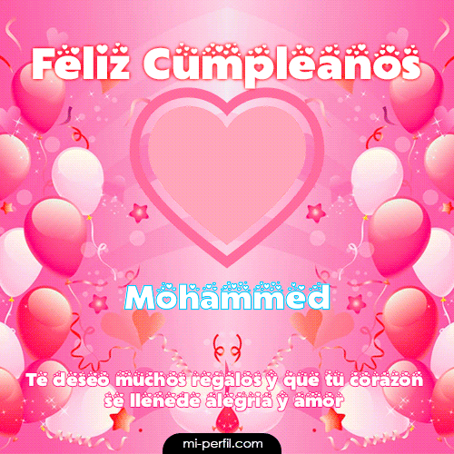 Feliz Cumpleaños II Mohammed