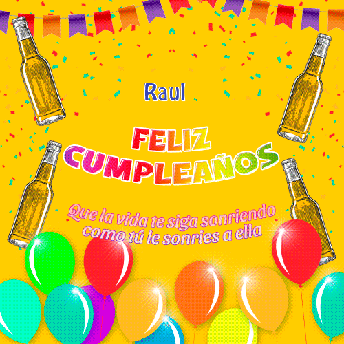 Feliz Cumpleaños VIII Raul
