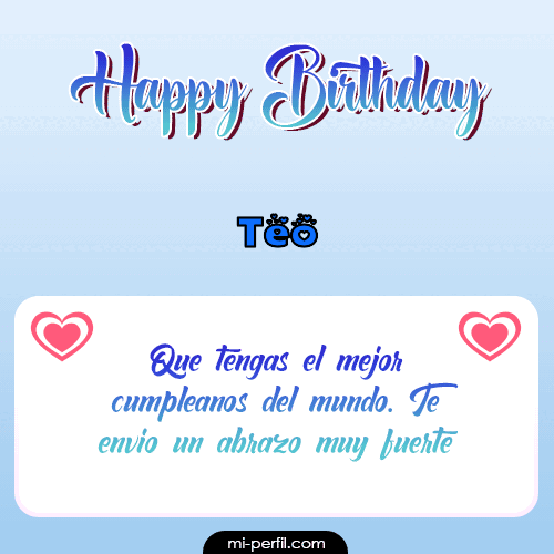 Happy Birthday II Teo