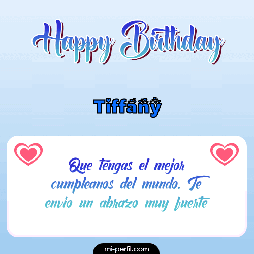 Happy Birthday II Tiffany