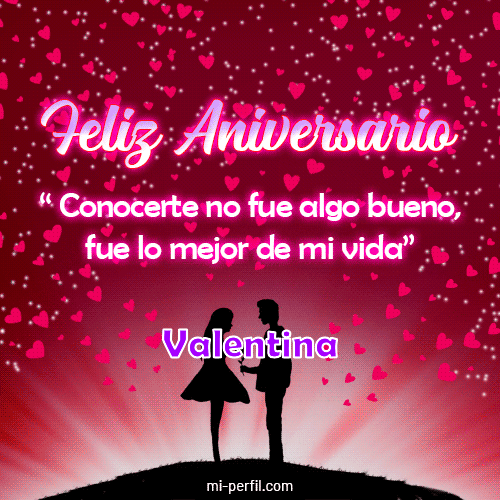 Feliz Aniversario 3 Valentina