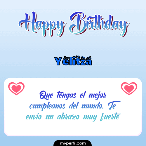 Happy Birthday II Yelitza