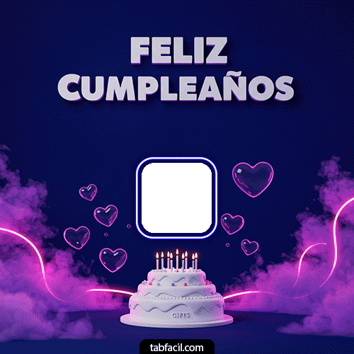 Plantilla Gif Feliz Cumpleaños III