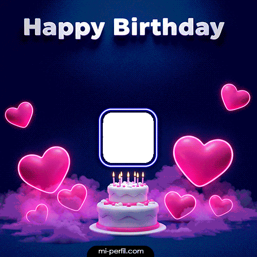 Plantilla Gif Happy BirthDay