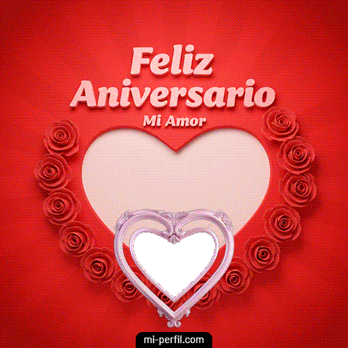 Plantilla Gif Feliz Aniversario Mi Amor 2