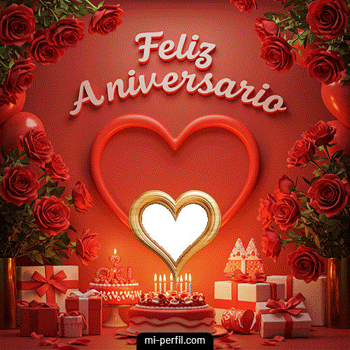 Plantilla Gif Feliz Aniversario 3