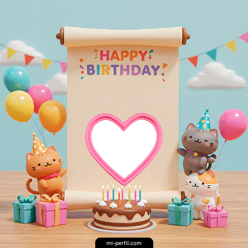 Plantilla Gif Happy BirthDay V
