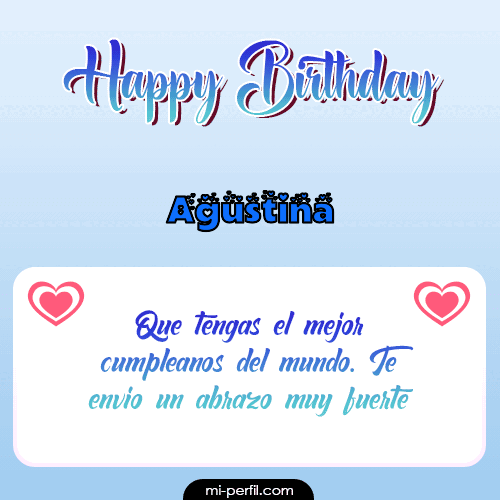Happy Birthday II Agustina