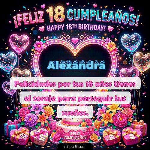 Gif Felices 18 Alexandra