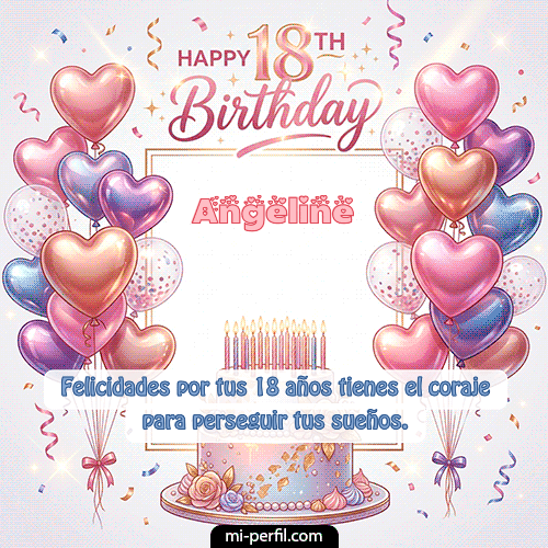 Happy 18th BirthDay Angeline