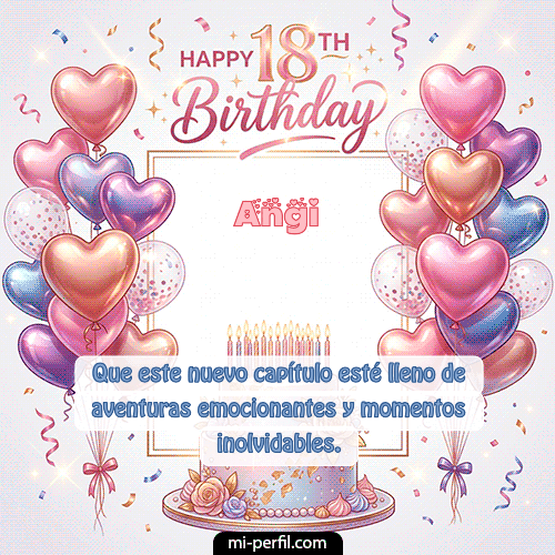 Happy 18th BirthDay Angi