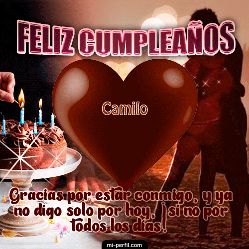 Feliz Cumpleaños IV Camilo