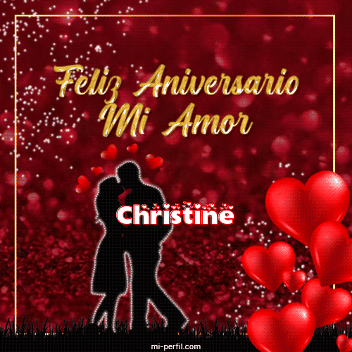 Feliz Aniversario Christine