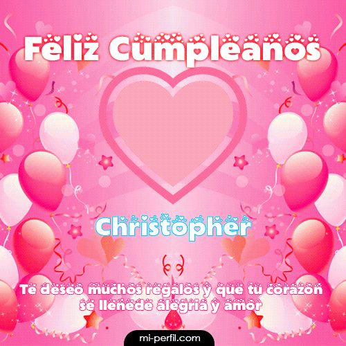 Feliz Cumpleaños II Christopher