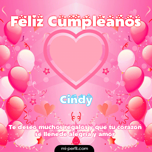 Feliz Cumpleaños II Cindy