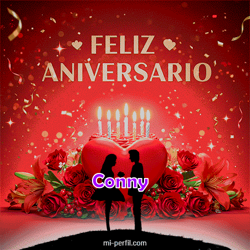 Gif de cumpleaños Conny
